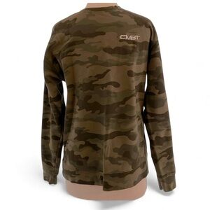 Men's Combat Iron Crewneck Camo Sweatshirt Size Medium